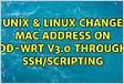Change MAC Address on DD-WRT v3.0 through SSHscriptin